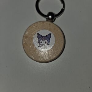 Wooden Pet Keychain with Hello Kitty Friends Custom Made Design